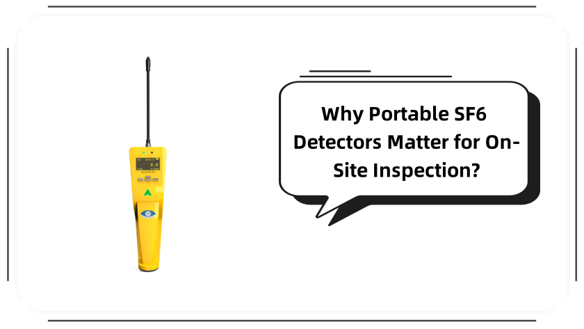 Why Portable SF6 Detectors Matter for On-Site Inspection?