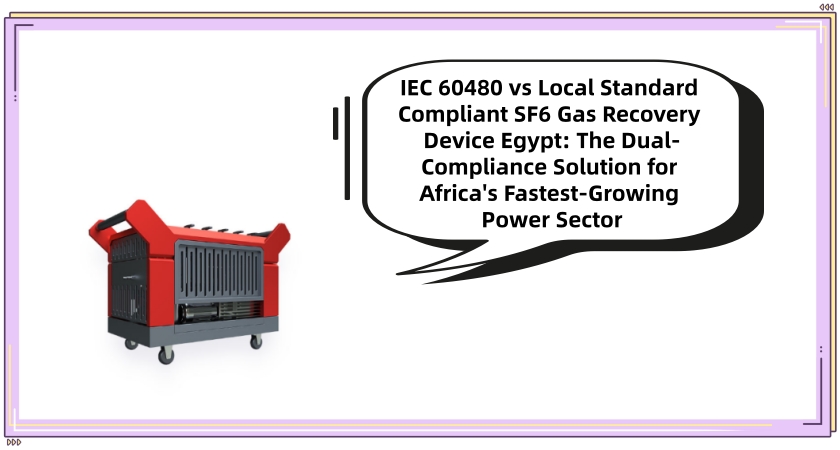 IEC 60480 vs Local Standard Compliant SF6 Gas Recovery Device Egypt