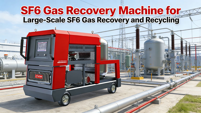 SF6 Gas Recovery Machine for Large-Scale SF6 Gas Recovery and Recycling