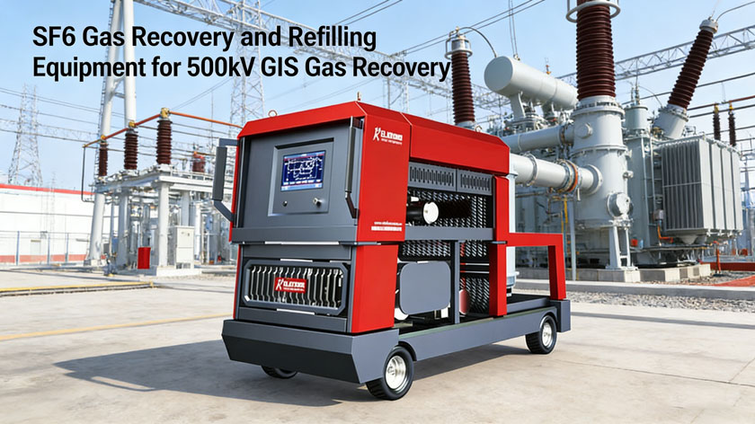SF6 Gas Recovery and Refilling Equipment for 500kV GIS Gas Recovery