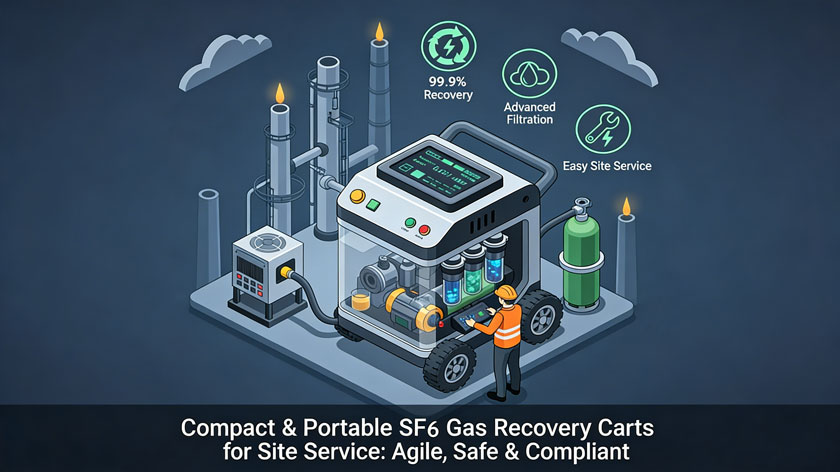 Compact & Portable SF6 Gas Recovery Carts for Site Service: The Ultimate Guide to Efficient GIS Maintenance