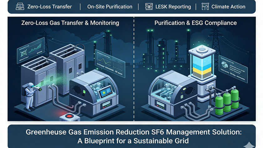 Greenhouse Gas Emission Reduction: Advanced SF6 Management Solutions