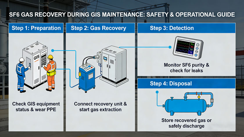 SF6 Gas Recovery During GIS (Gas Insulated Switchgear) Maintenance: Optimizing Efficiency and Compliance
