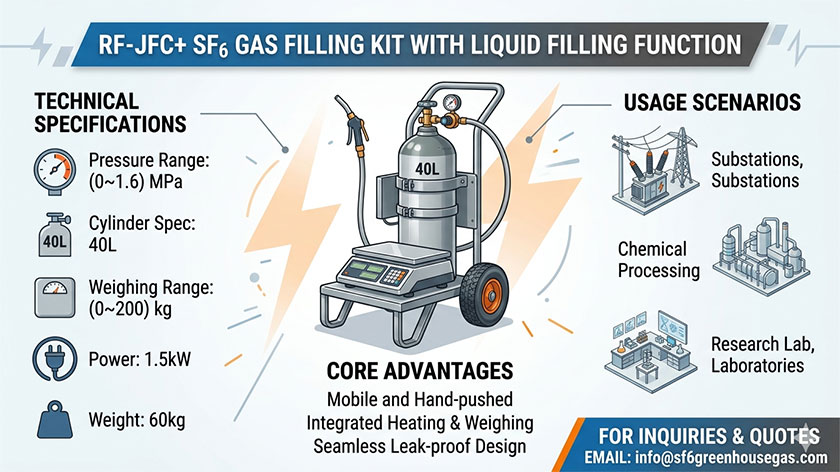 What is the Price of an SF6 Gas Filling Kit with Liquid Filling Function?