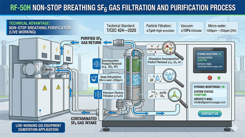 Why is the SF6 Filtration and Purification Process Essential for High-Voltage Switchgear?