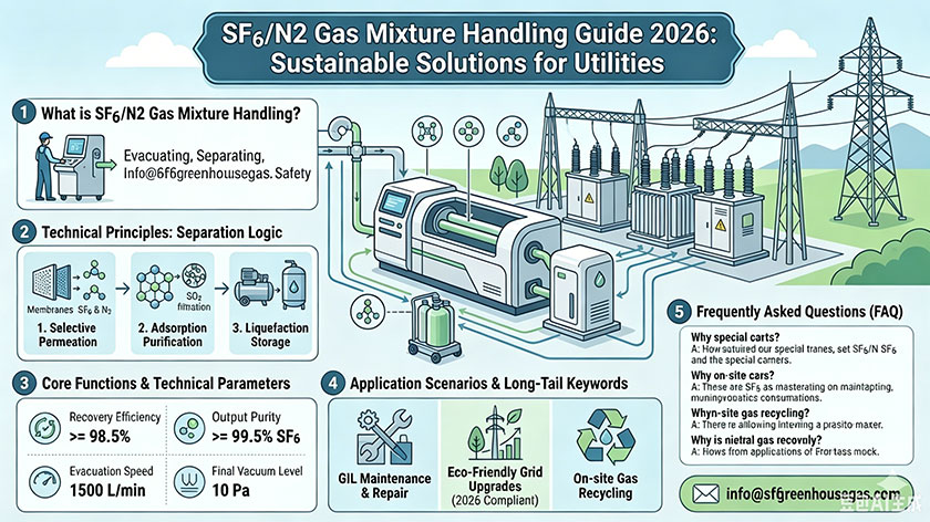 SF6/N2 Gas Mixture Handling Guide 2026: Sustainable Solutions for Utilities