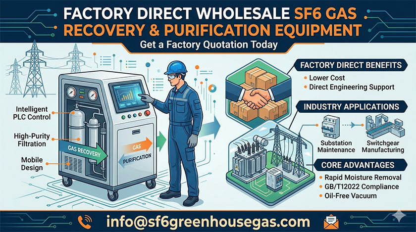 Factory Direct Wholesale SF6 Gas Recovery and Purification Equipment | Get a Quote