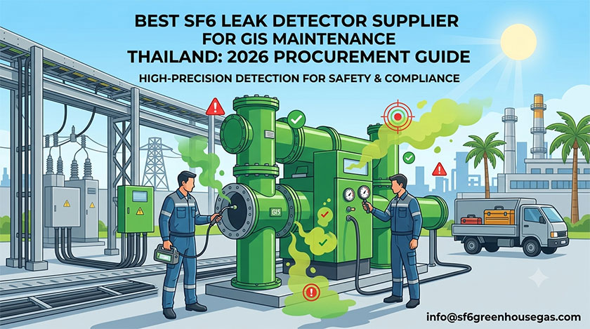 Buy Inquiry SF6 Leak Detector Supplier for GIS Maintenance Thailand: Portable Detection Solution for Substation Safety